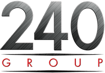 240 Group Logo, the website deisgner and web builder for this great custom catering and wedding venue website.